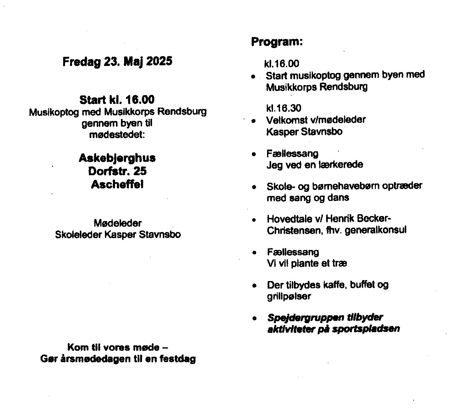 Dänisches Jahrestreffen 2025