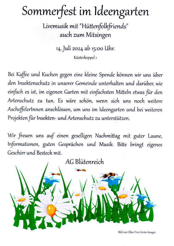 Sommerfest im Ideengarten