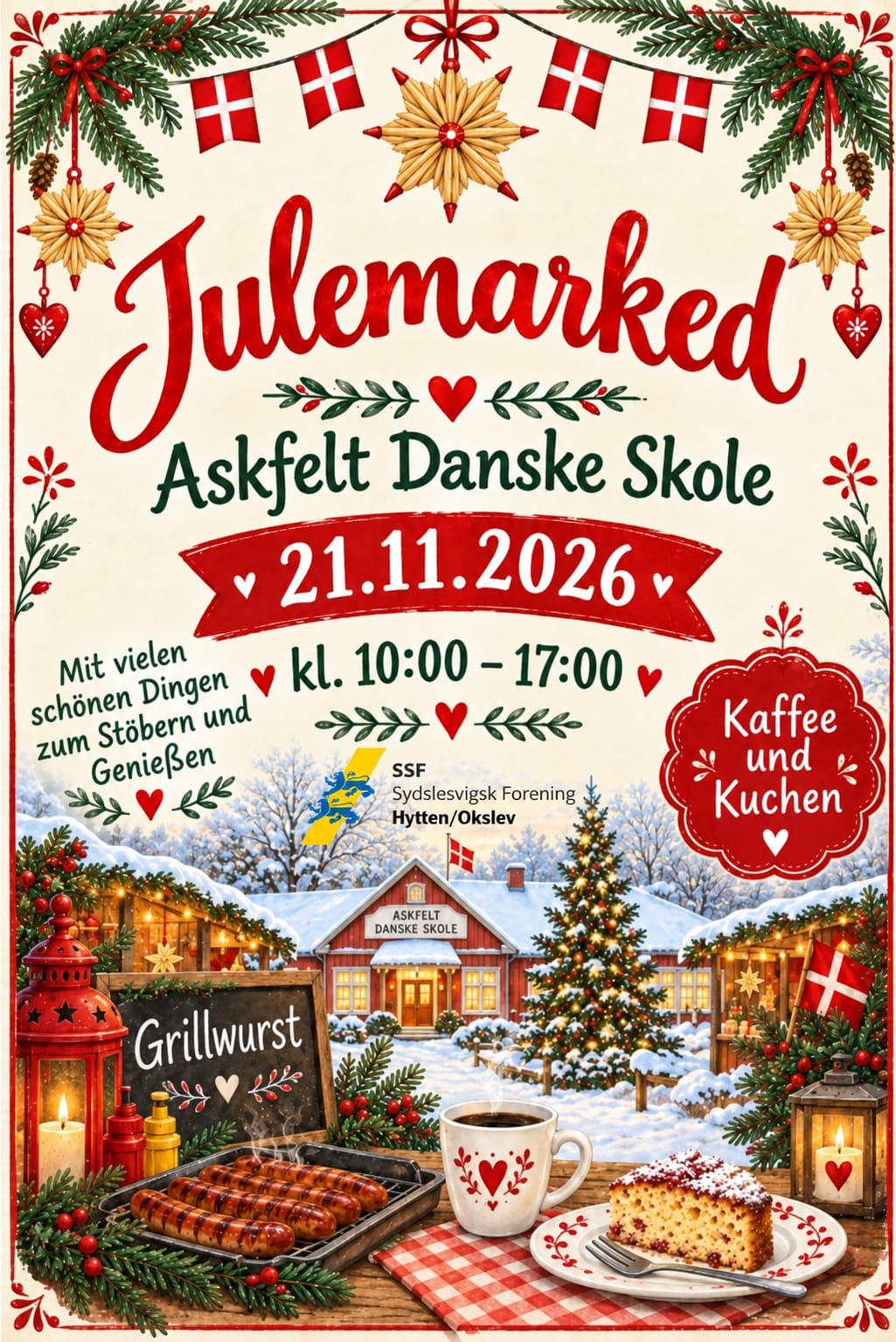 Einladung zum Julemarked am 21.11. - Hier klicken zum Vergrößern Einladung zum Julemarked am 21.11.